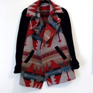 Myne Tribal Print Coat.